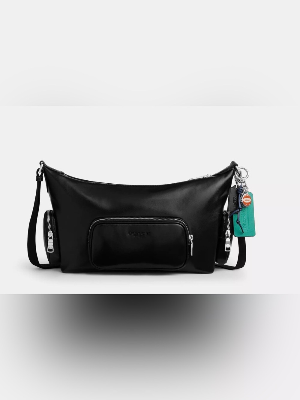 Coach Finn with Charms Calf Smooth leather NEW - Picture 3 of 8
